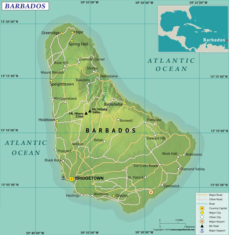 Bridgetown, Barbados, Map, & History